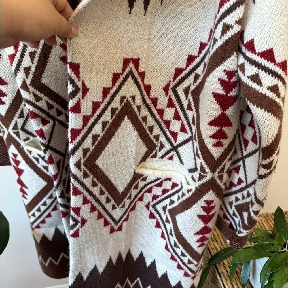 Geometric Retro/boho Inspired Spring Jacket | small - Picture 7 of 12